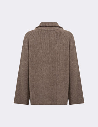 LR-PERLE 10 Pullover Ljusbrun