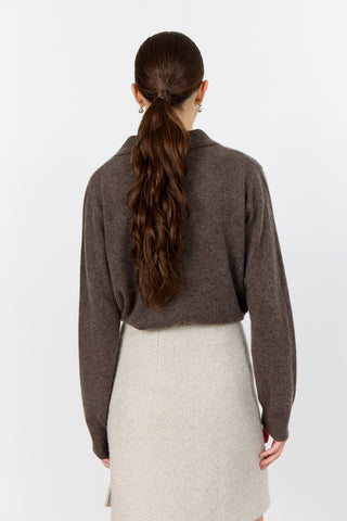 LR-ELOISE 5 Pullover Brün