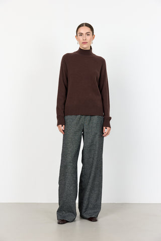 LR-ELOISE 6 Strik Mörkbrun