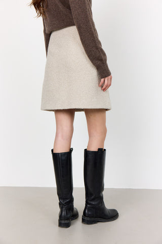 LR-KAMMY 1 Kjol Ljus sand