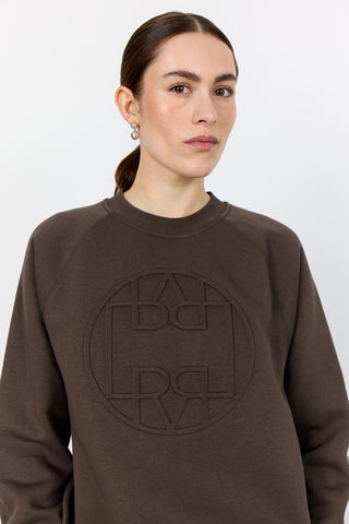 LR-NUKA 11 Sweatshirt Mörkbrun