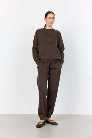 LR-NUKA 11 Sweatshirt Mörkbrun