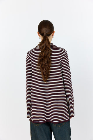 LR-KIRSTEN 2 Topp Bordeaux