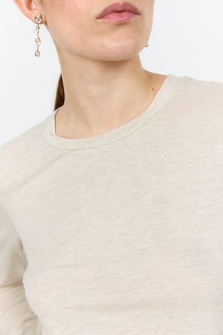 LR-JOSEPHINE 1 T-shirt Ljus sand