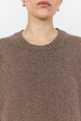 LR-PERLE 1 Pullover Ljusbrun