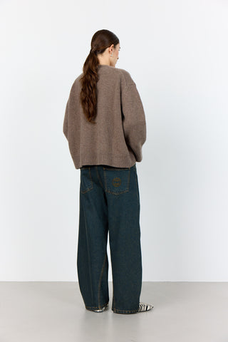 LR-PERLE 1 Pullover Ljusbrun