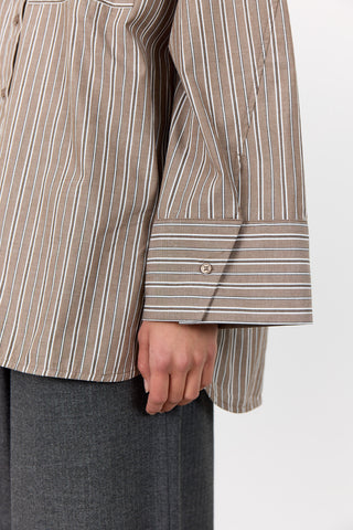 LR-NORAH 1 Skjorta Ljusbrun