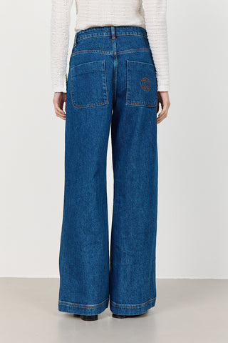 LR-KOSA 6 Jeans mörkblå