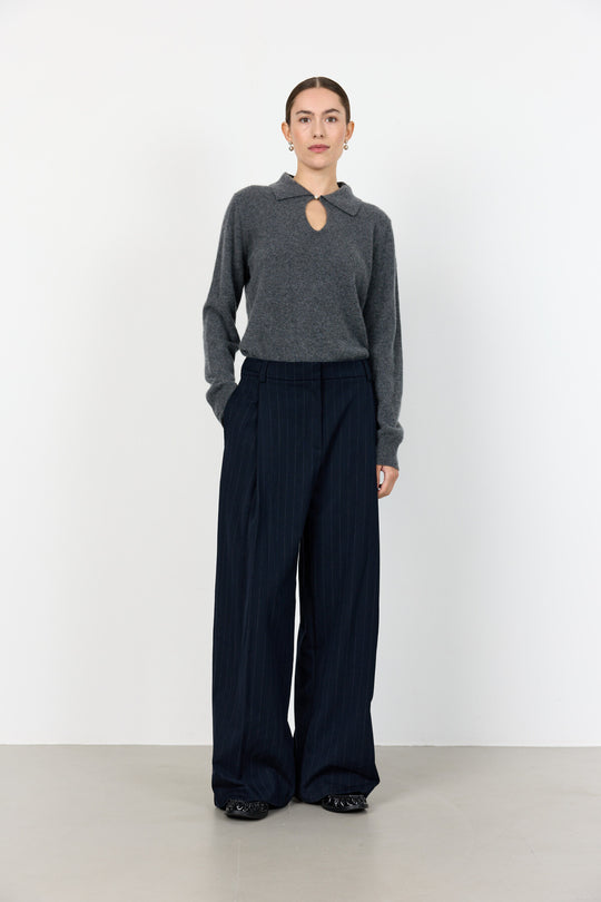 LR-OLIVIA 2 Byxor mörkblå