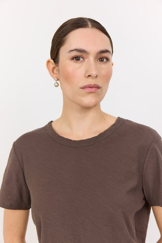 LR-ANY 1 T-shirt Mörkbrun