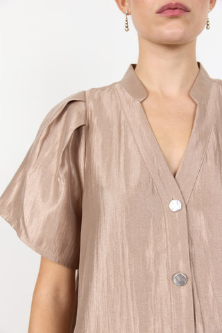 LR-OLGINE 1 Blus Ljusbrun
