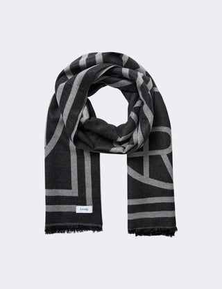 LR-HARTLEY 1 Scarf Mörkgrå