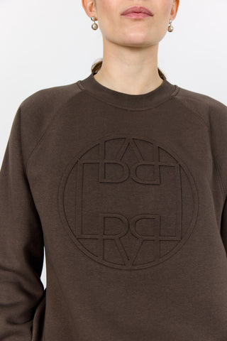 LR-NUKA 11 Sweatshirt Mörkbrun