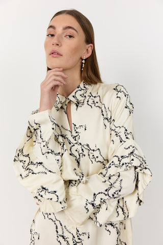 LR-KENNEDY 1 Klänning Cream