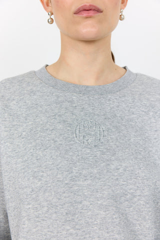 LR-NUKA 13 Sweatshirt Ljusgrått