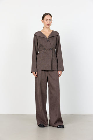 LR-OBASSIE 1 Byxor Mörkbrun