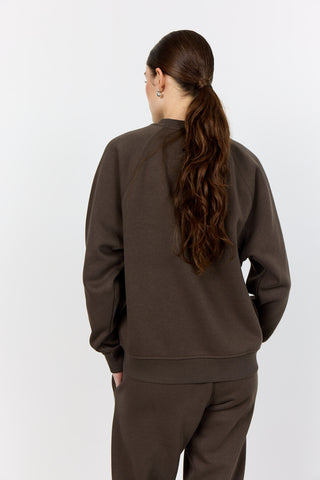 LR-NUKA 11 Sweatshirt Mörkbrun