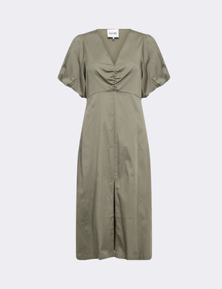 LR - ISLA SOLID 121 Klänning Brün