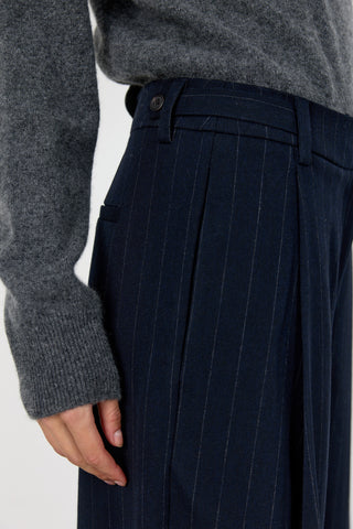 LR-OLIVIA 2 Byxor mörkblå