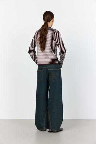 LR-KIRSTEN 3 Topp Bordeaux