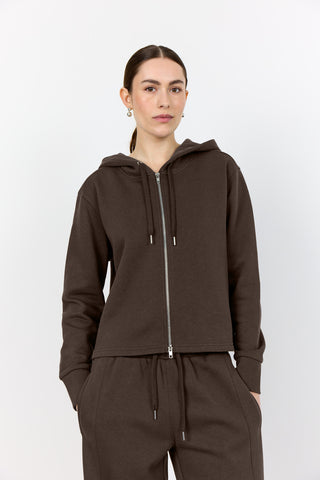 LR-NUKA 9 Sweatshirt Mörkbrun