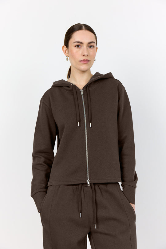 LR-NUKA 9 Sweatshirt Mörkbrun