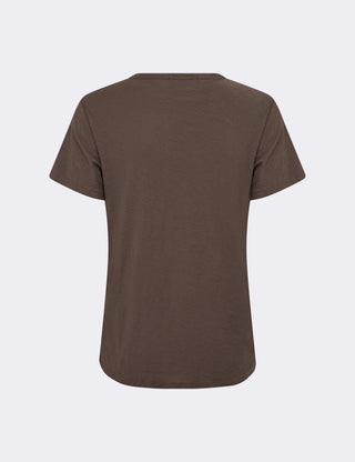 LR-ANY 1 T-shirt Mörkbrun