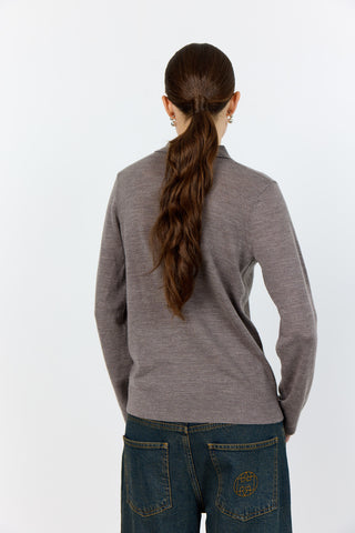 LR-ISMAILA 6 Pullover Ljusbrun