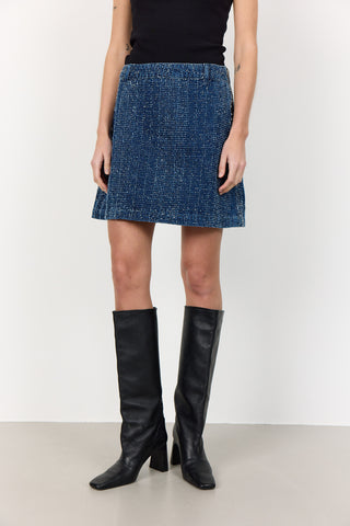 LR-KATE 3 Kjol mörkblå