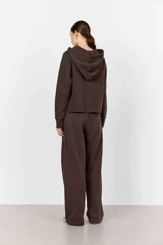 LR-NUKA 9 Sweatshirt Mörkbrun