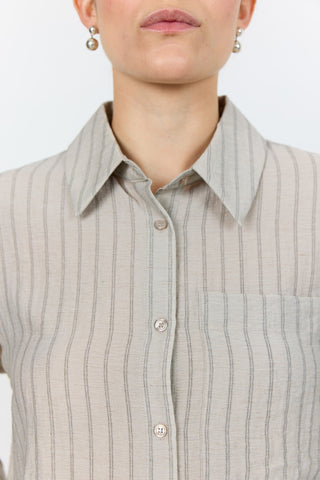 LR-NIOMA 2 Skjorta Grå