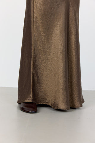 LR-NESSA 4 Kjol Ljusbrun