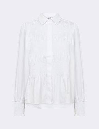 LR-ISLA SOLID 117 Skjorta Vit