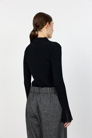LR-OBI 1 Cardigan Svart