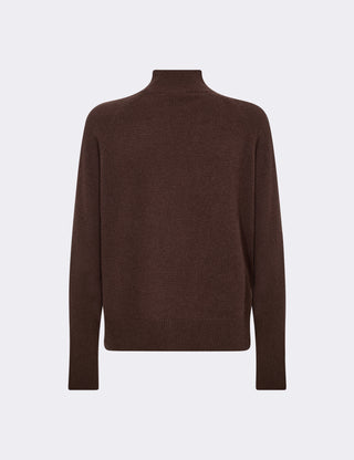 LR-ELOISE 6 Strik Mörkbrun