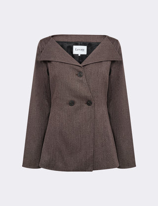 LR-OBASSIE 3 Kavaj Mörkbrun