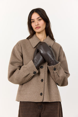 LR-HESTER 1 Handske Mörkbrun