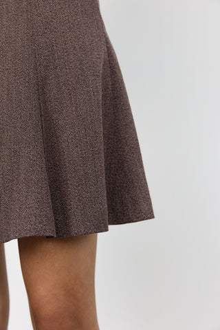 LR-OBASSIE 2 Kjol Mörkbrun