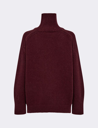 LR-PERLE 3 Pullover Bordeaux
