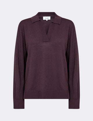 LR-ISMAILA 9 Pullover Bordeaux
