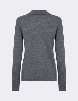 LR-ISMAILA 6 Pullover Mörkgrå