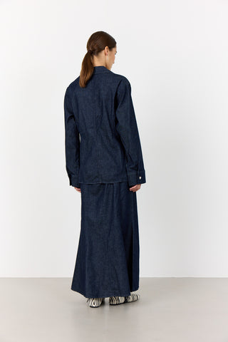 LR-NURI 1 Skjorta mörkblå