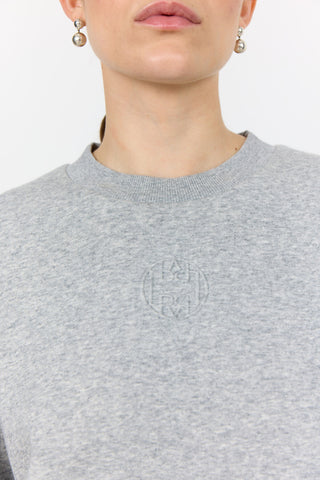 LR-NUKA 12 Sweatshirt Ljusgrått