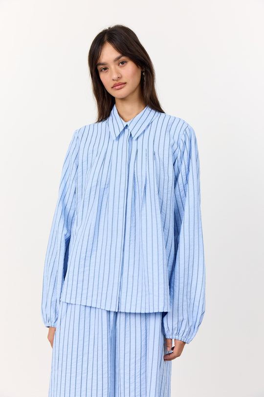 LR-MIMI 1 Skjorta Ljusblå