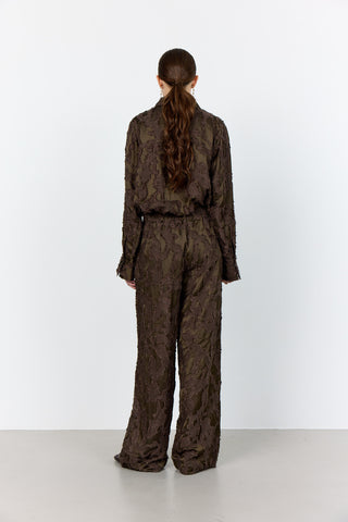 LR-NIKO 1 Byxor Mörkbrun