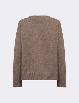 LR-PERLE 1 Pullover Ljusbrun