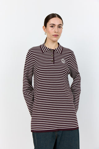 LR-KIRSTEN 2 Topp Bordeaux