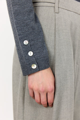 LR-ISMAILA 6 Pullover Mörkgrå