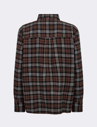 LR-ODANSA 2 Skjorta Mörkbrun