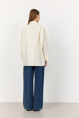 LR-KIA 2 Skjorta Cream